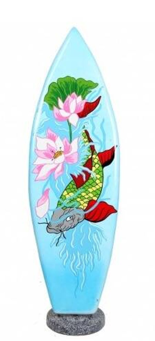 Surfplank met dolfijn polyester résine 145 cm