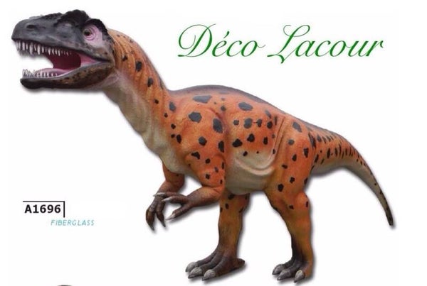 A1696 jungle dinosauriërs Velociraptor XXL polyester résine 335 CM