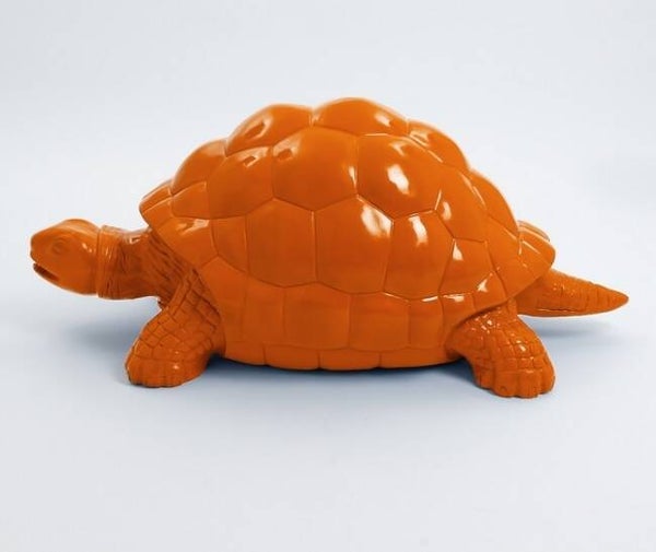 Reptil N20 Lands schildpad orange   polyester résine 110 cm