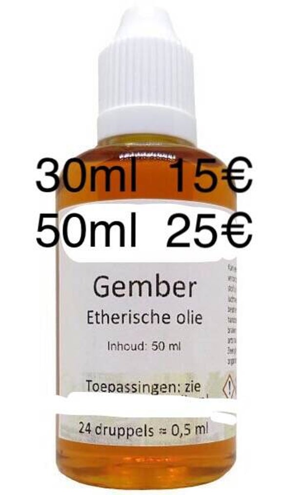 deze stof bestaat uit pure gemberolie zonder andere toegevoegde stoffen.