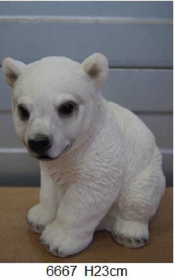 6667 sneeuw beer zit 23 cm