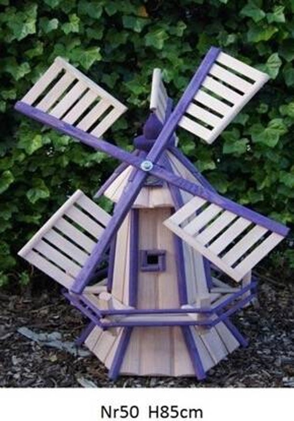 DHM49 Houten molen met balkon 85cm