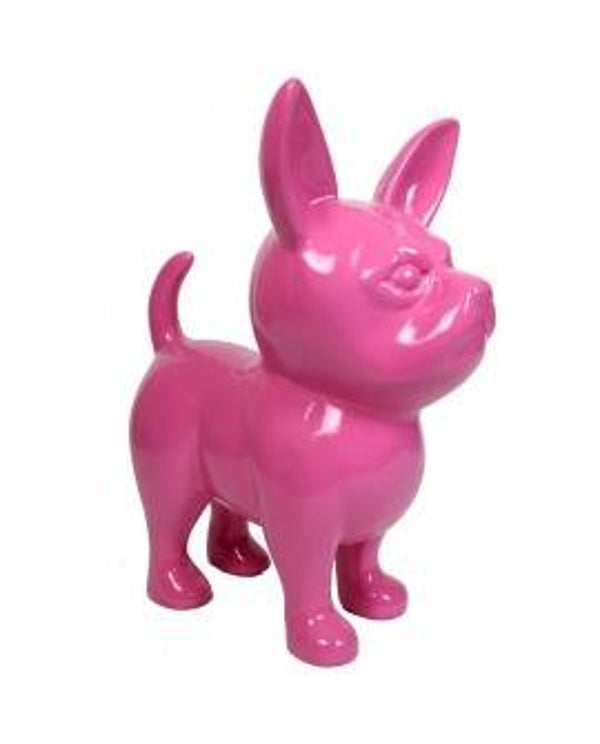 DHC90 Hond chiwawa roos polyester résine 90 cm
