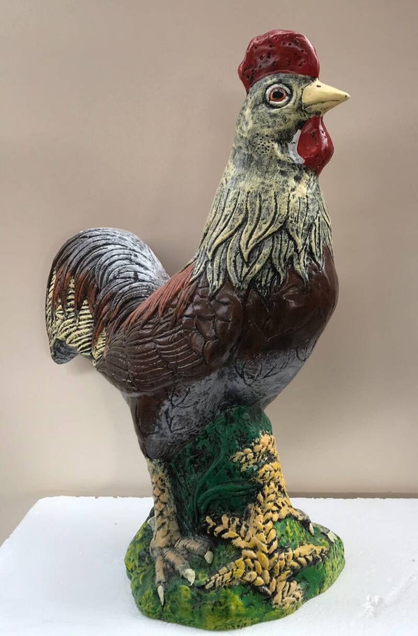 Pluim A1136a haan gekeurd polyester résine 50 cm