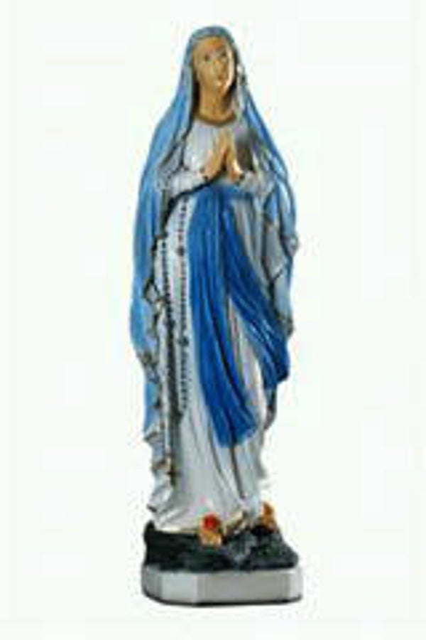 OLV75 curiosa Onze lieve vrouw van Lourdes polyester résine 65cm