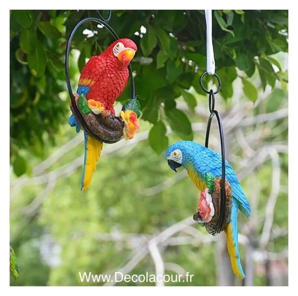 Papegaai in ring  70 cm  verp per 3