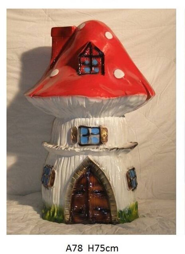 Tuin A78 Kabouter huis polyester résine 100 CM
