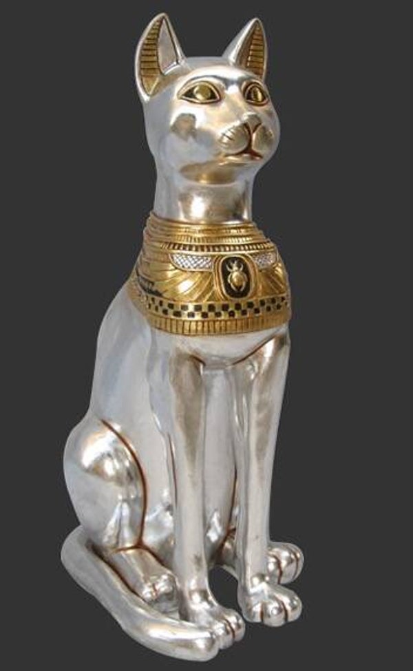 TEG80-Z Egypte curiosa  kat polyester résine 80 cm