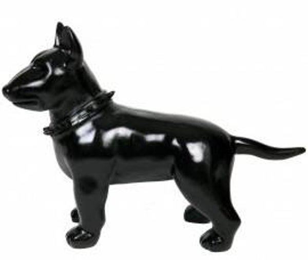 DHC89 Hond bulterriër polyester résine zwart  60 cm