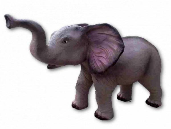 A1312 jungle 265 olifant slurf omhoog polyester résine 125 X 182 cm