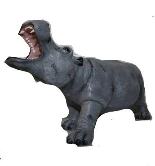 Jungle G2  Nijlpaard baby polyester résinge 100 CM