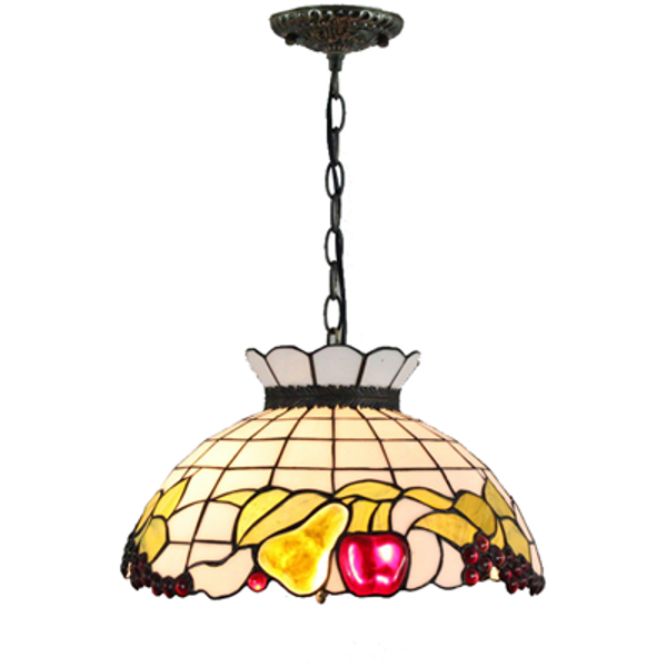 PL160001-16 Hang Tiffany lamp fruit 50 x 25 cm