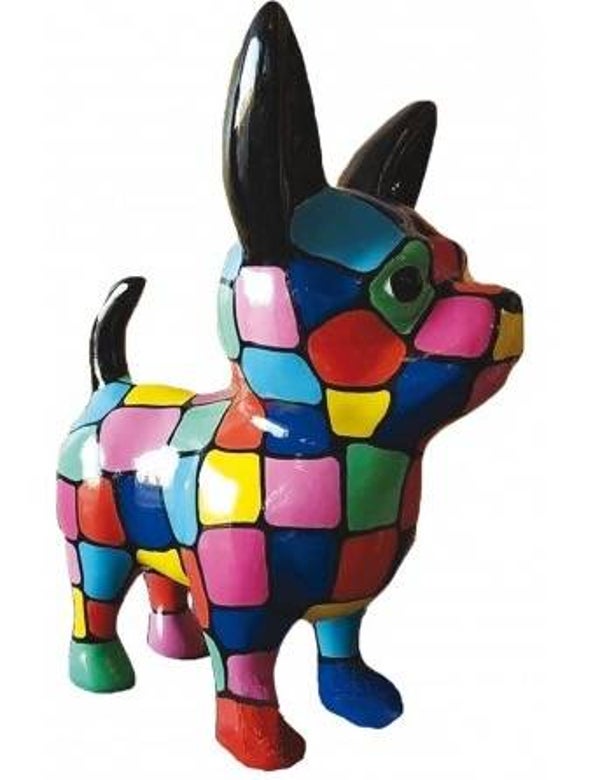 DHC90 Hond chiwa wa multicolor blok 90 cm