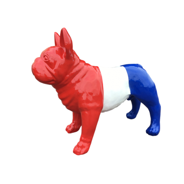 DHC61 France bulgog rood wit blauw polyester résine  60 x 90 cm