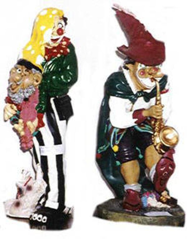 A105 curiosa clown met viool 65  cm