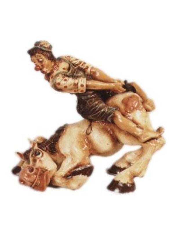 A100  Curiosa Clown rodeo op Paard 50 cm