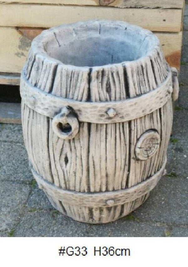 G33 Beton bloembak ton H36 cm