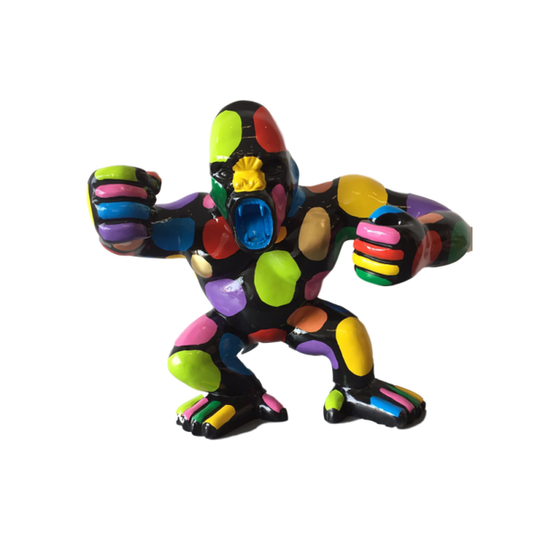 DAP71 Jungle Agresive Gorilla singe bloc multicolore 70 cm