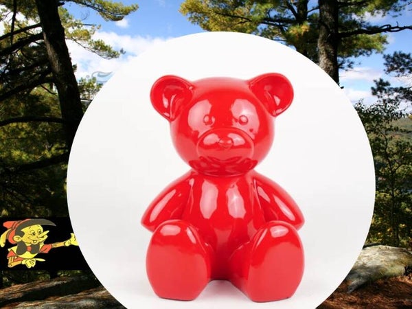 DBZ30 jungle  beer zit rood polyester résine 30 cm