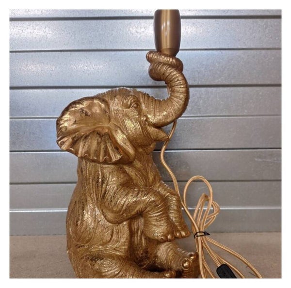 olifant zit met lamp 50 cm