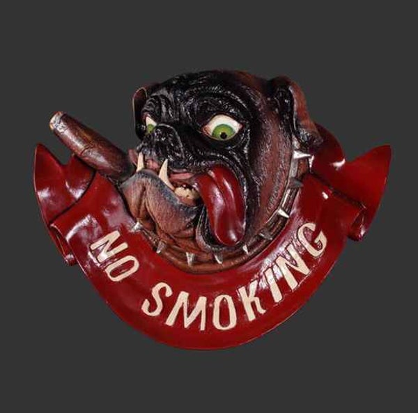DHB47 No smoking BULDOG HANGBORD 35 cm