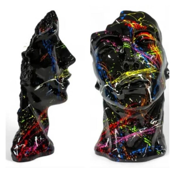 masker zwart splash polyester resine 50 cm