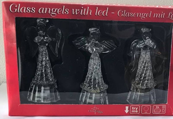 94216 Engel glas 3 ass 10 cm in schouwdoos ver.12