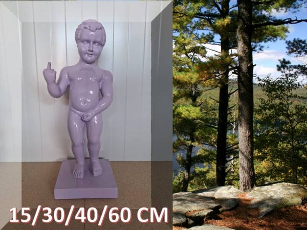 Mannetje pis fuck you kleur 60 cm