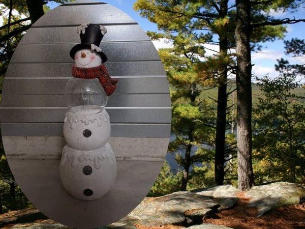 sneeuwman met LCD verlichting 60 cm.  verp 4