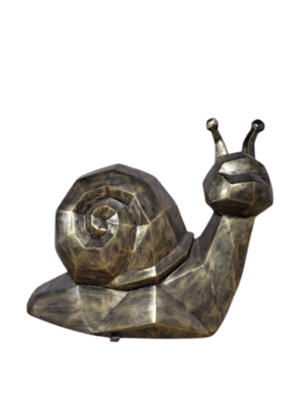 Slak antiek goud origami laminaat 125 x 165 x 65 cm