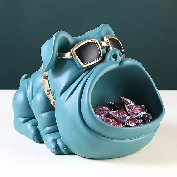 Creatieve hars Franse Bulldog Sleutel Opslag 17 x 20 cm