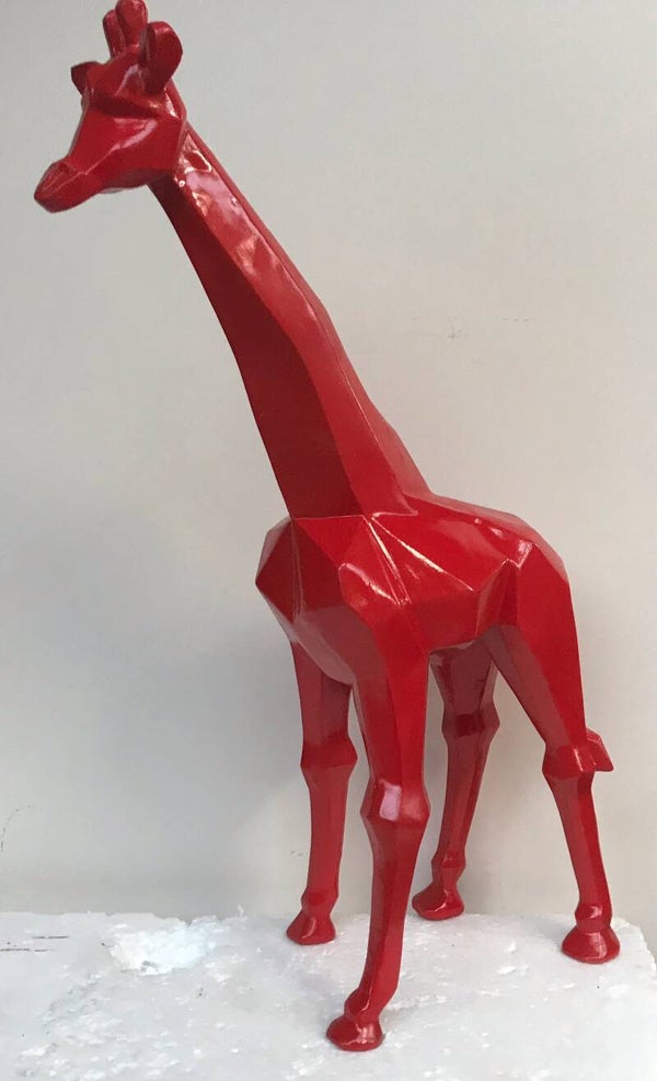 DG110k Giraffe oragami kleur polyester 110 cm