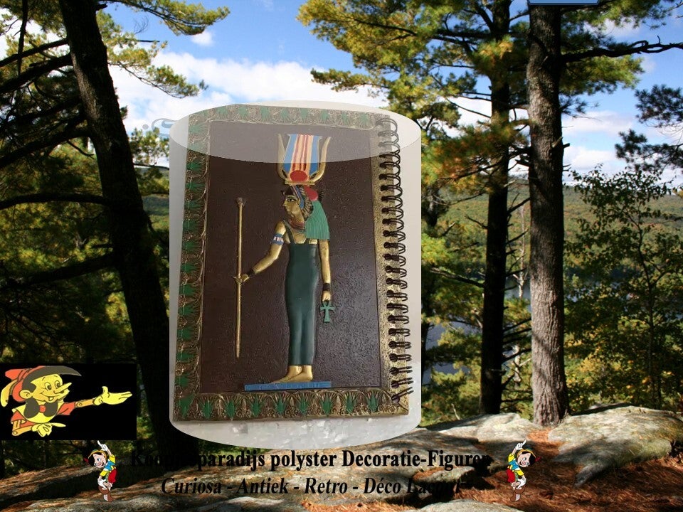Egypte farao kaft résine schrijfboek 20 cm