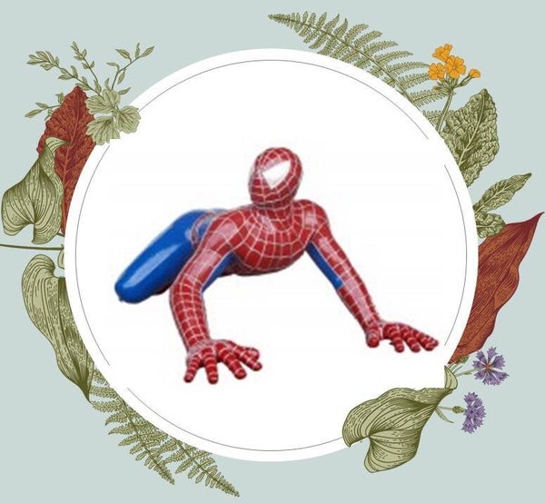 -Man hangen tegen de muur polyester résine 210 x 110 x 80 cm