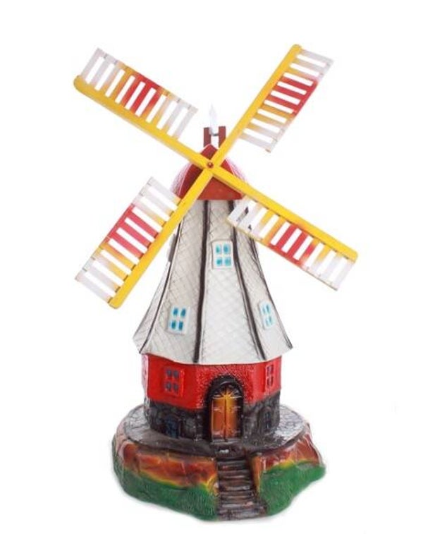 106b Tuin wind molen polyester résine s4 126 cm
