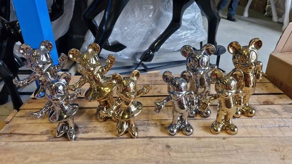 Muis staand choom figuur staand 23 cm