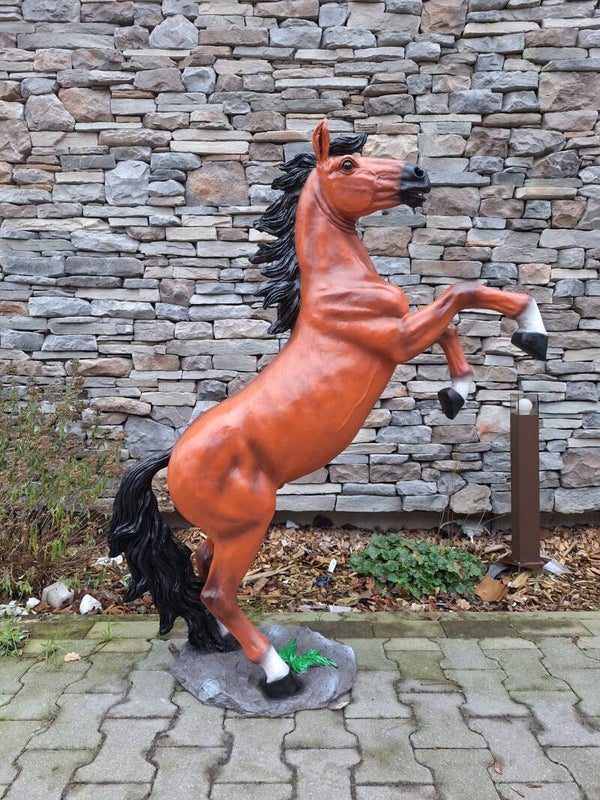 Paard Stijgerend laminaat 108 x 145cm