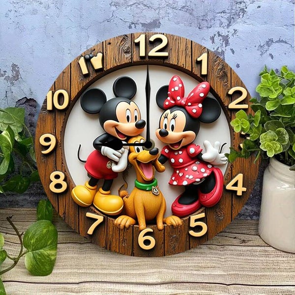 Vintage Klok M&M 25 cm