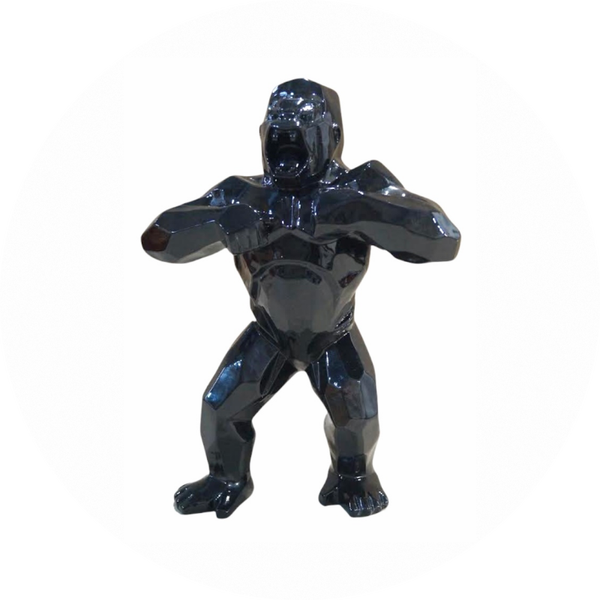 King Kong Boxer aap origami kleur polyester résine 40 cm