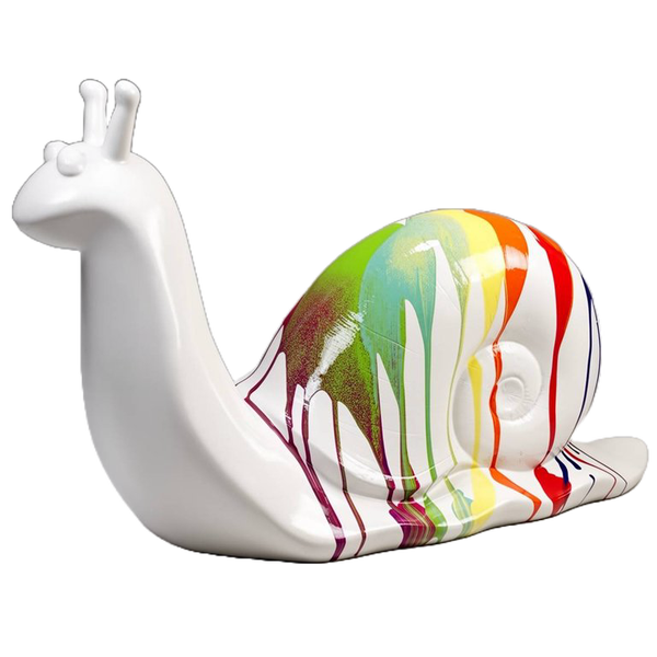 ART pop Slak wit multicolor polyester résine 105 x 41 x 63 cm