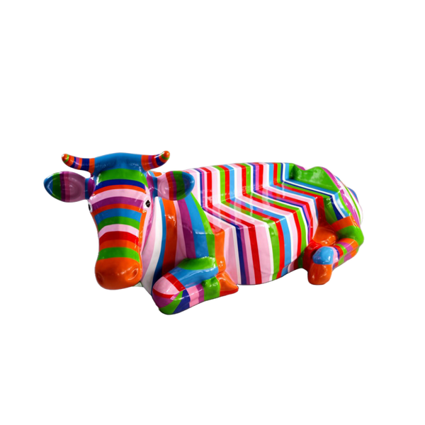 ART pop koe bank multicolor H-109 cm x L-208 cm x W-90 cm