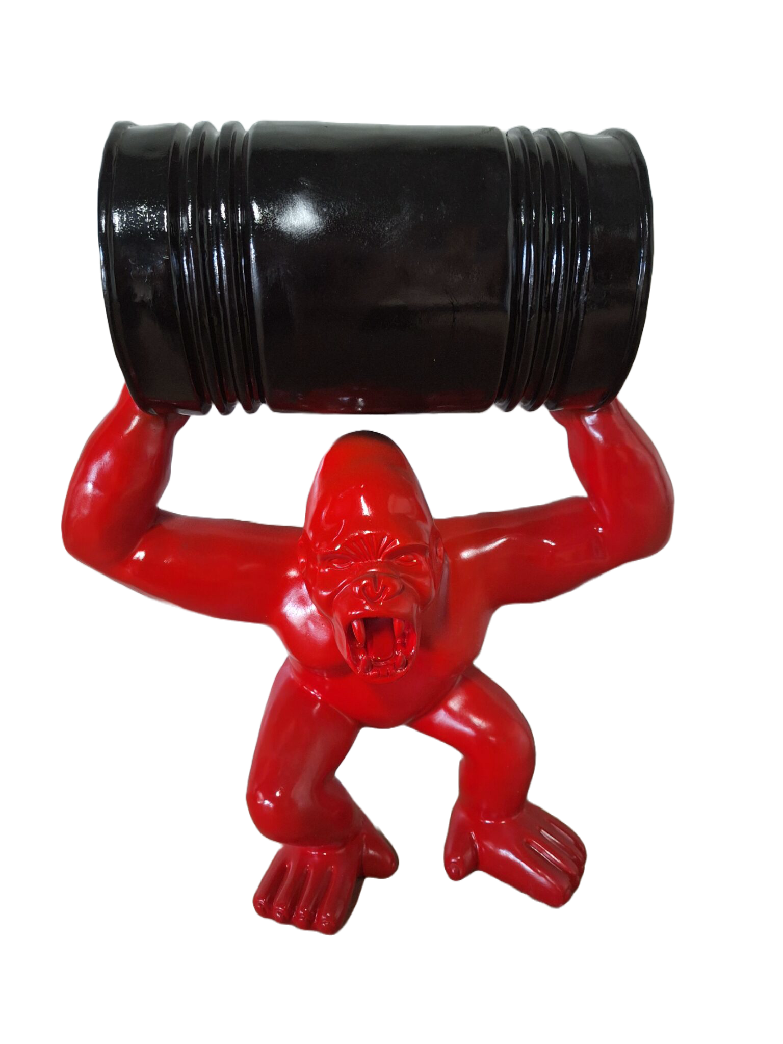 Mini gorilla aap met ton kleur 20 cm verp 12