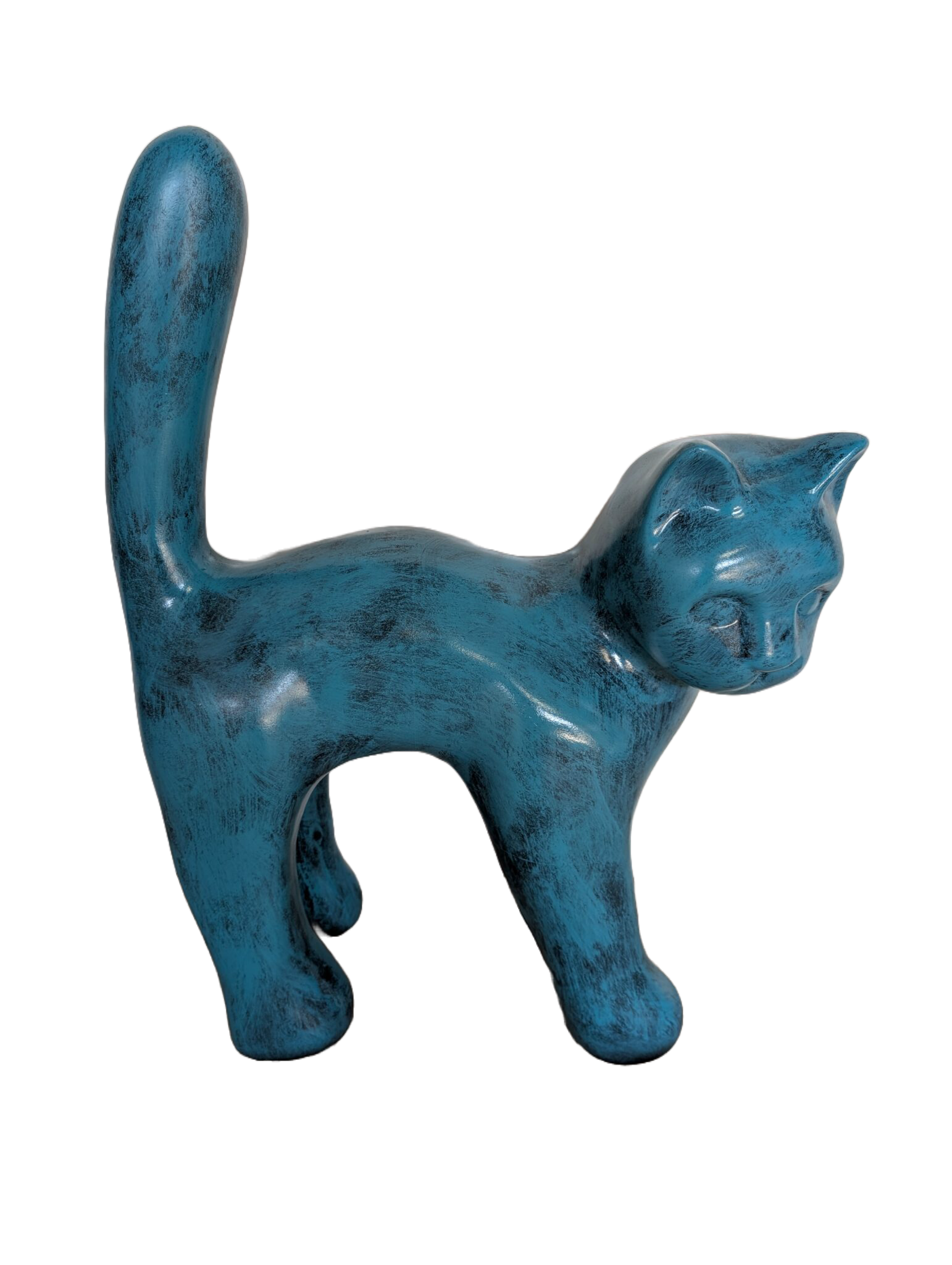 Parijse kat met staart in de lucht 65cm