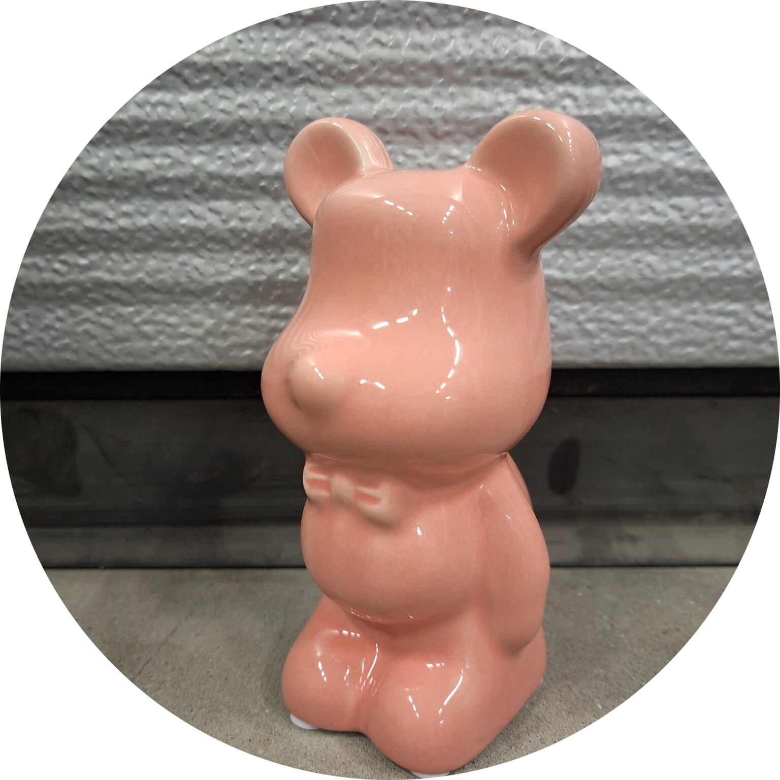 Cartoon Beer Mick staand strik ASS kleur 7 x 7 x 15 cm verp 12