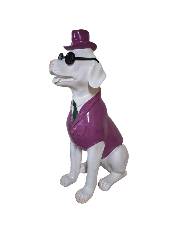 ART pop smoking hond purper laminaat 125 cm