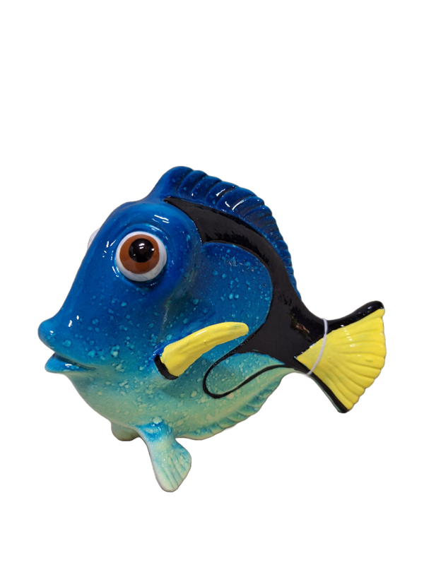 ART pop Vis zwemmend blauw 20 cm verp 8