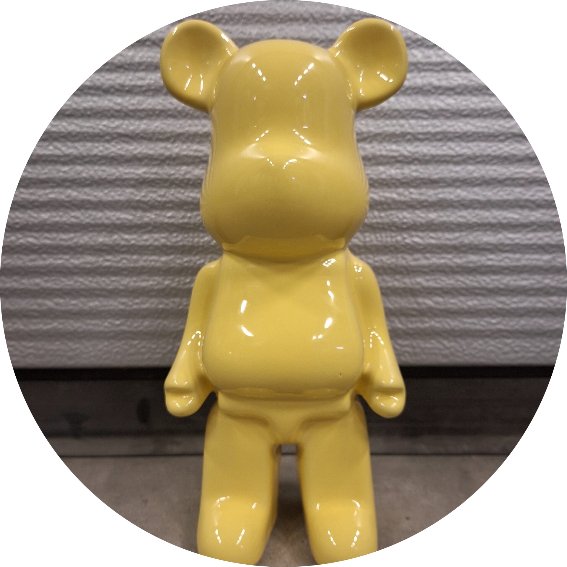 Cartoon Beer Mick staand  Aas kleur 14 x 10 x 30 cm verp 12