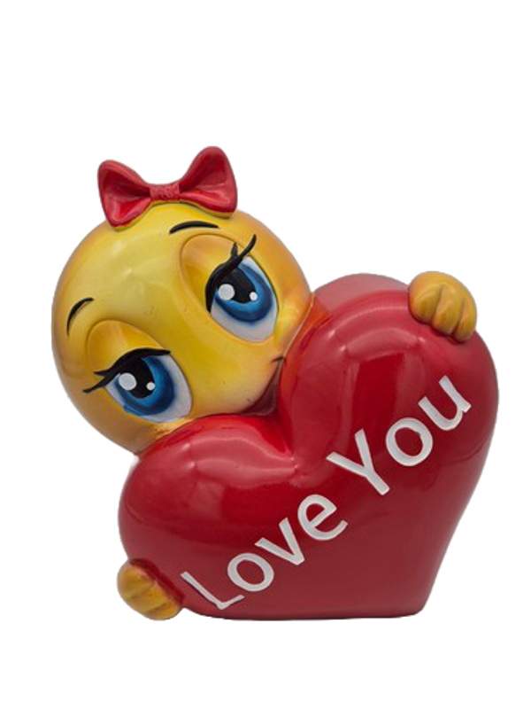 Emoji hart love you 30 cm verp 4