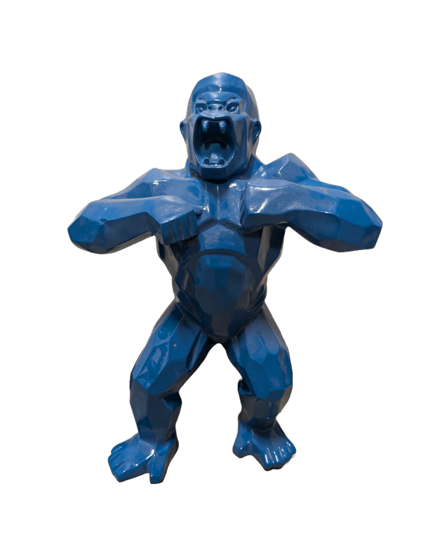 King Kong Boxer aap origami kleur polyester résine 40 cm