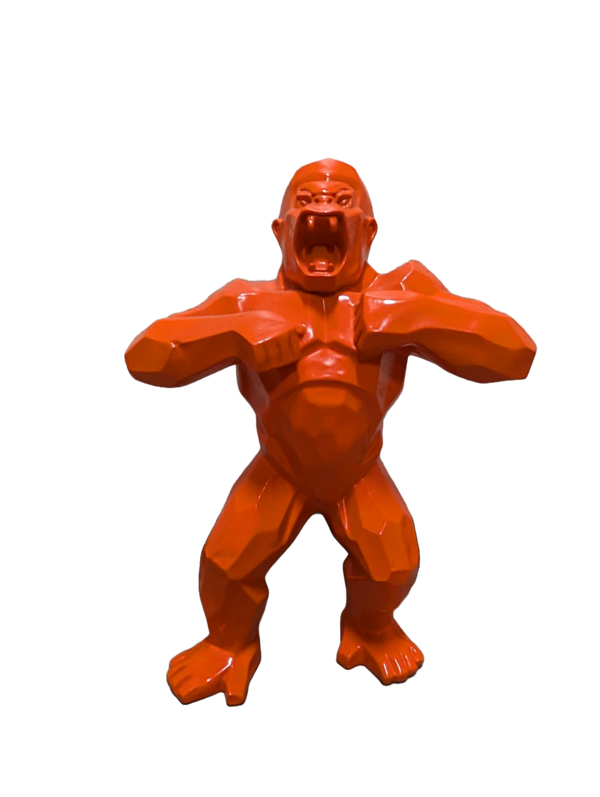King Kong aap origami rood  polyester résine 40 cm